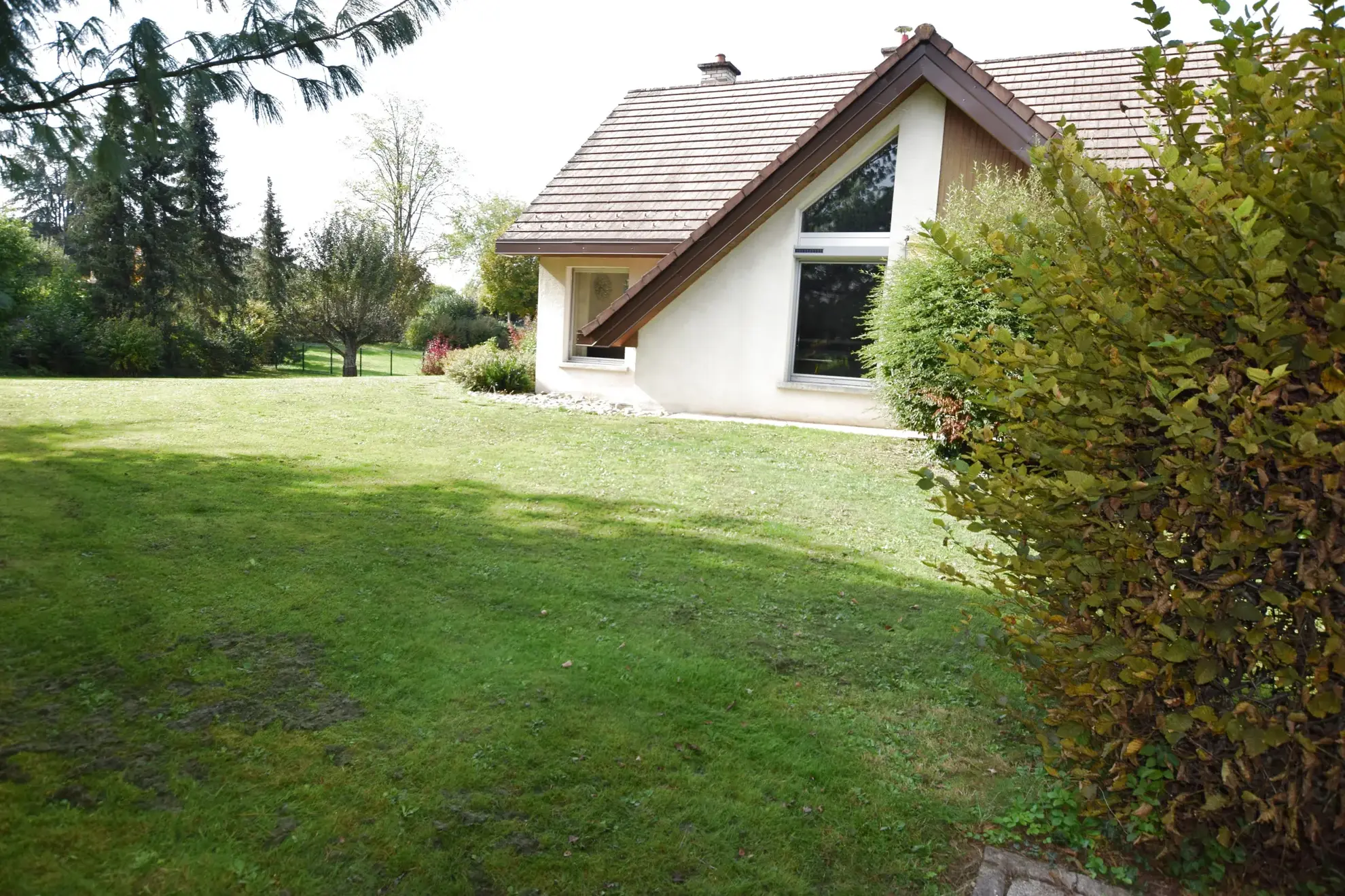 Belle maison d'architecte avec jardin et terrasses à L'Isle-sur-le-Doubs 