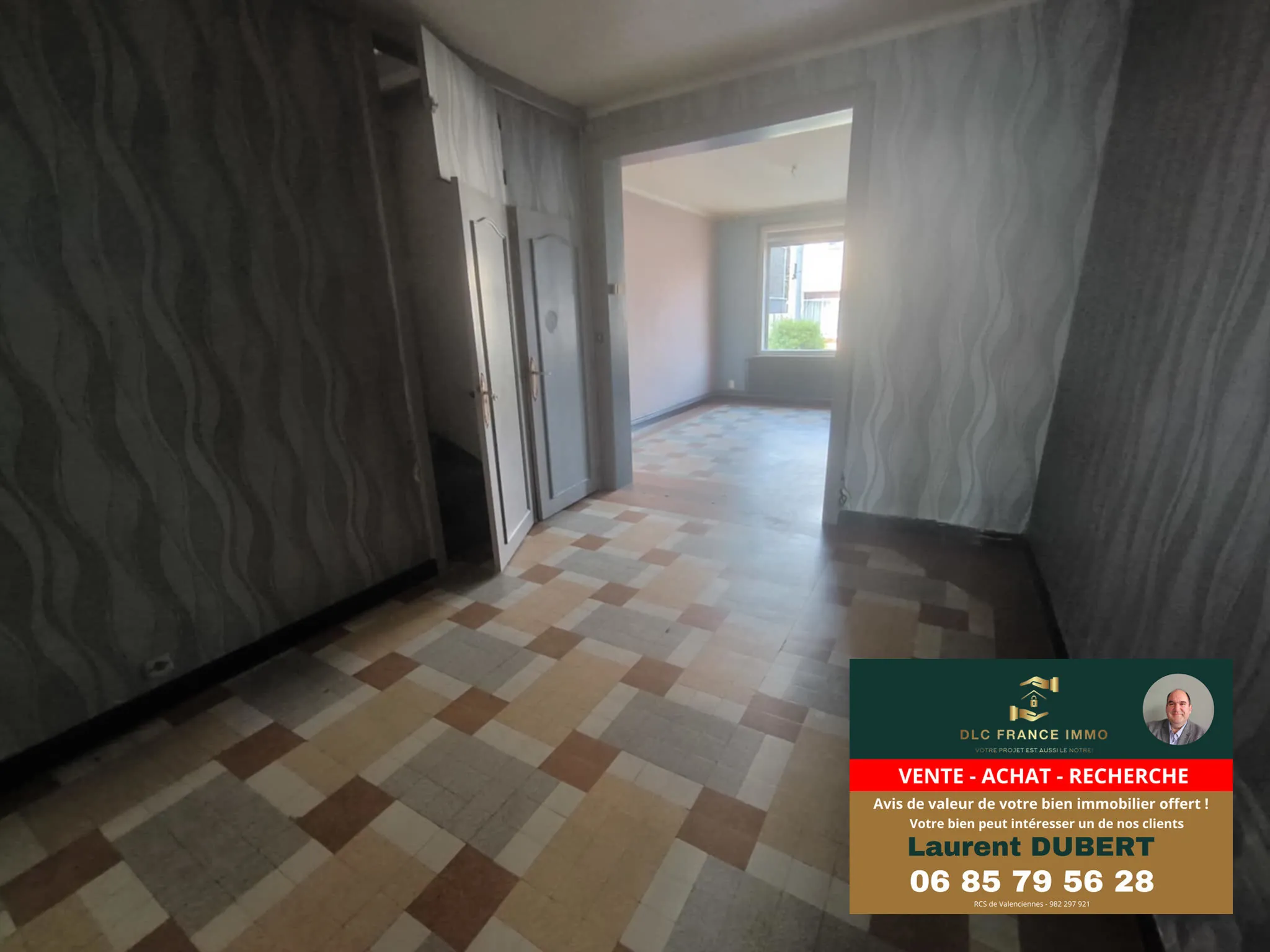 Maison de plain-pied à Aulnoye-Aymeries, 4 chambres sur terrain de 647 m² 