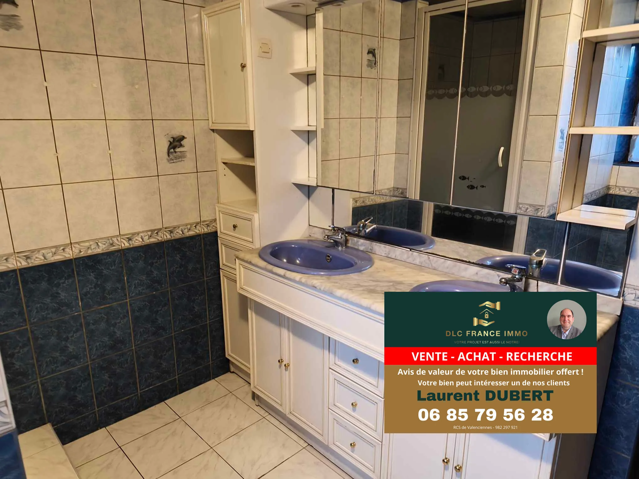 Maison de plain-pied à vendre à BACHANT avec 3 chambres, garage et jardin 