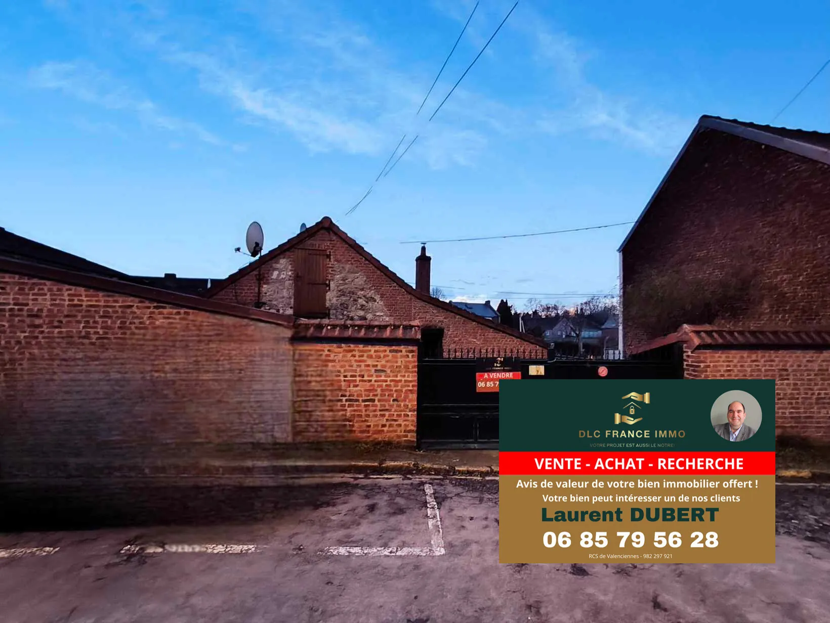 Maison de plain-pied à vendre à BACHANT avec 3 chambres, garage et jardin 