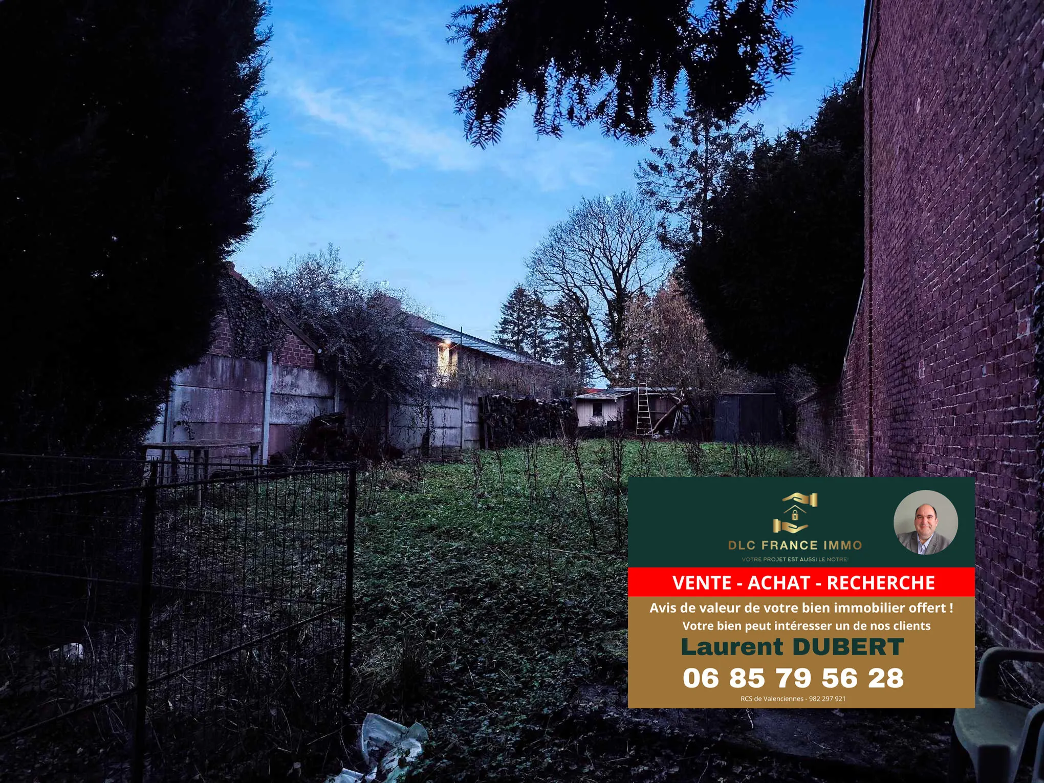 Maison de plain-pied à vendre à BACHANT avec 3 chambres, garage et jardin 