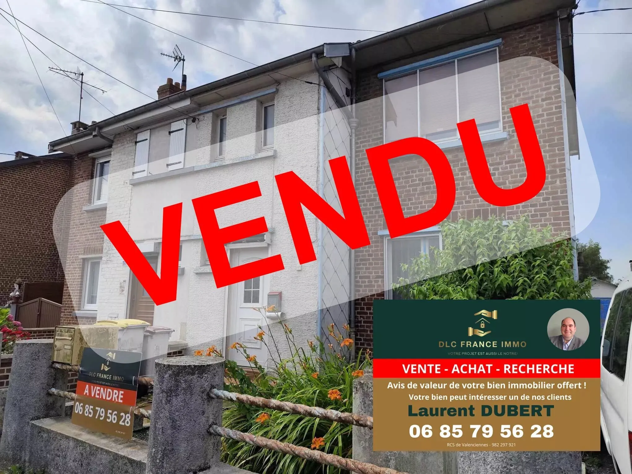 Maison semi-individuelle à Berlaimont avec grand terrain et potentiel