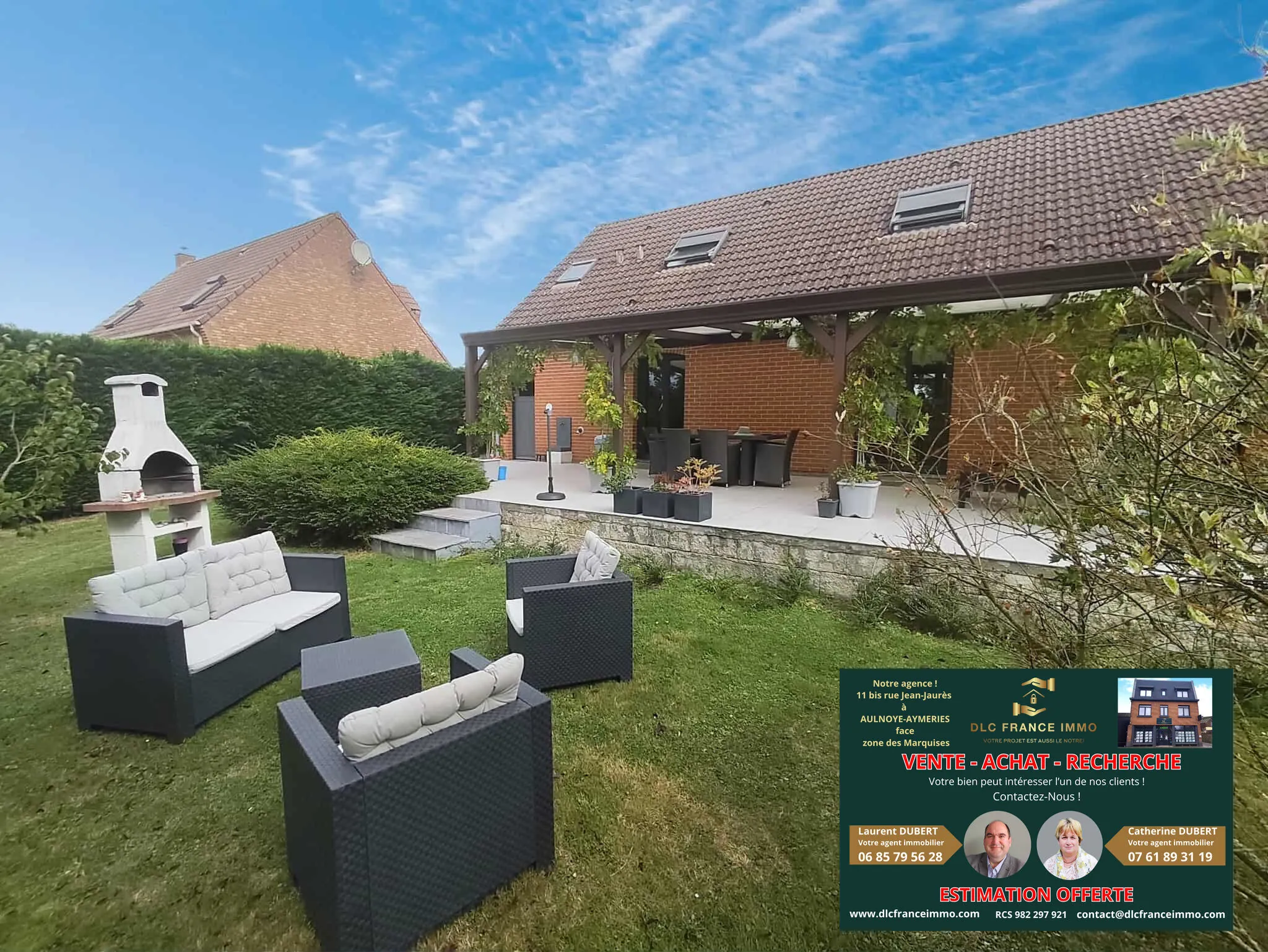 Superbe maison contemporaine à Bchant avec jardin et garage à vendre 