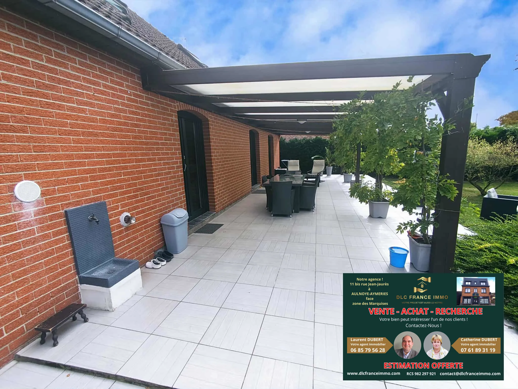 Superbe maison contemporaine à Bchant avec jardin et garage à vendre 