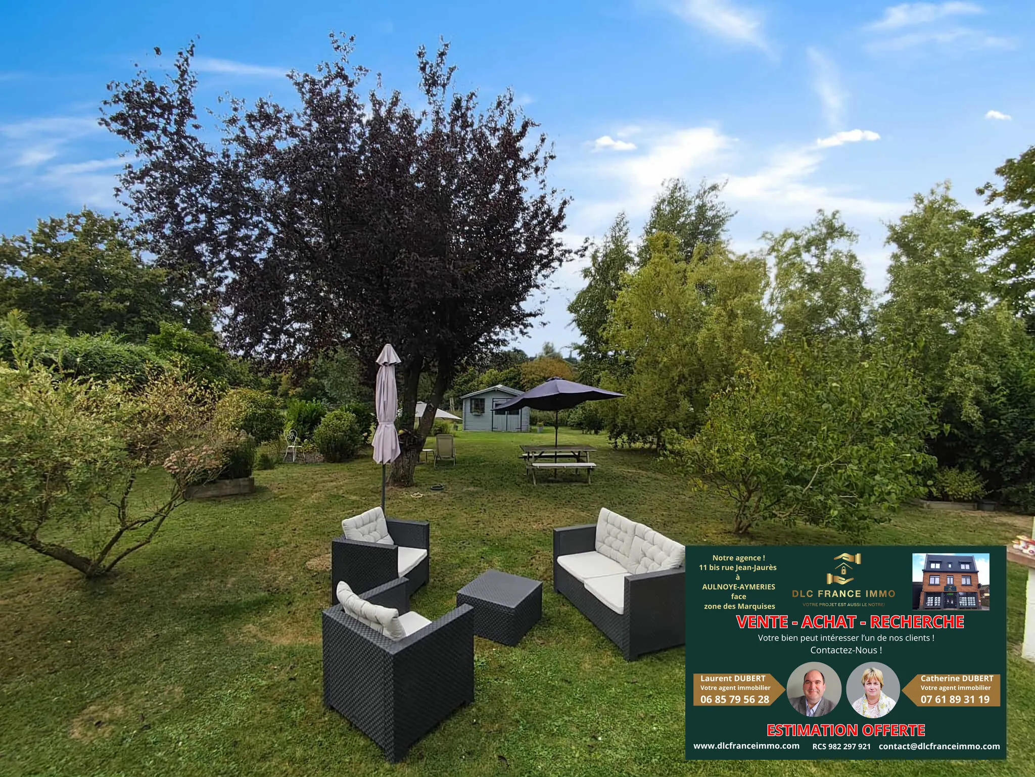 Superbe maison contemporaine à Bchant avec jardin et garage à vendre 