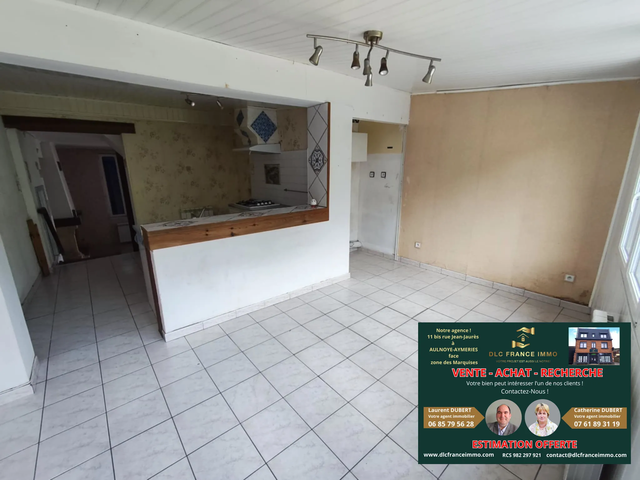 Charmante maison semi-individuelle à Rousies avec garage et terrasse – Opportunité à saisir 