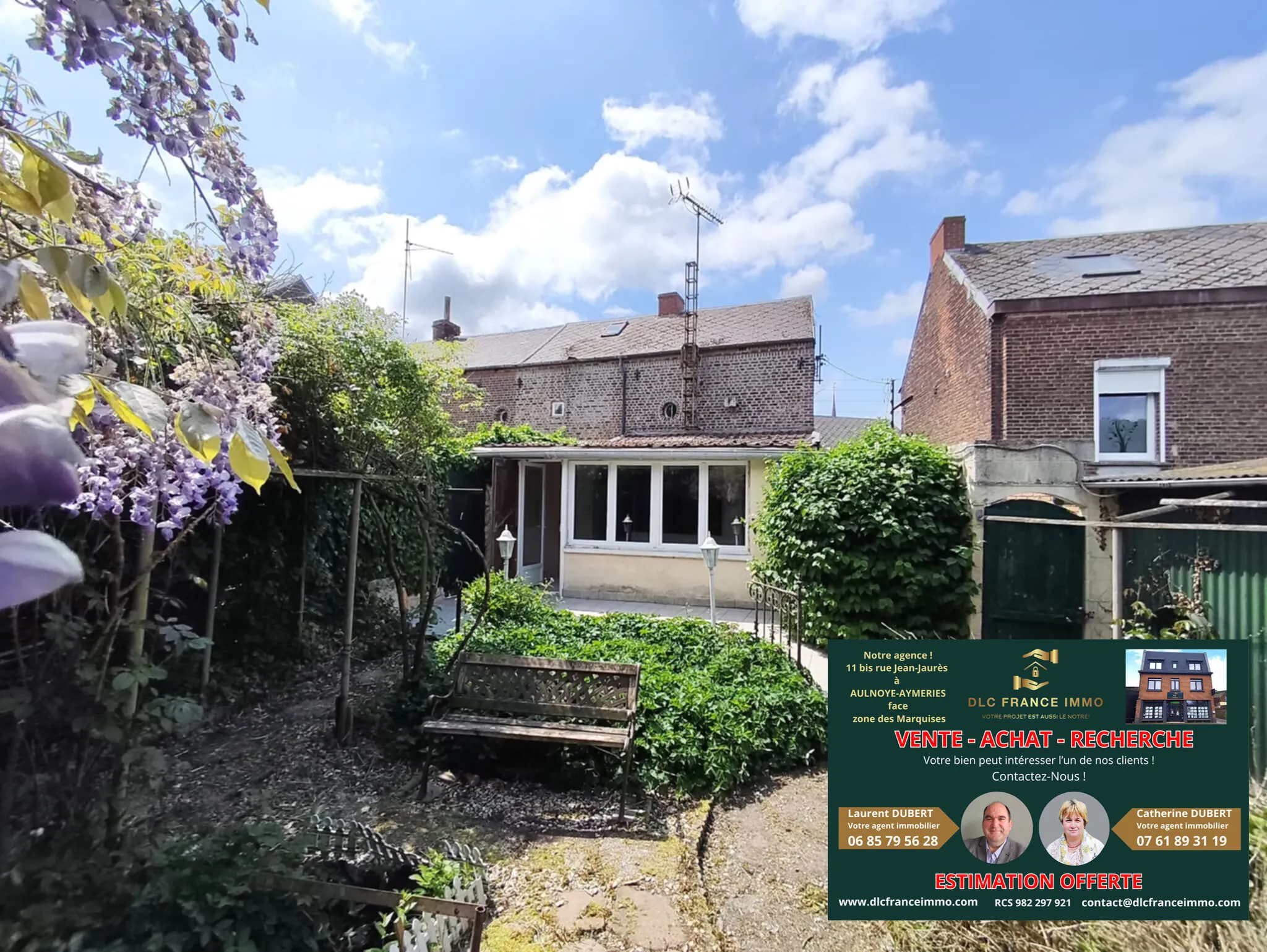 Maison semi-individuelle à Rousies avec garage, terrasse et terrain de 335 m² 
