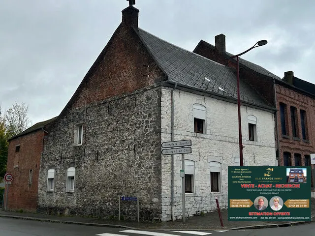 Grande maison semi-individuelle à Berlaimont avec potentiel, terrain de 311 m² 