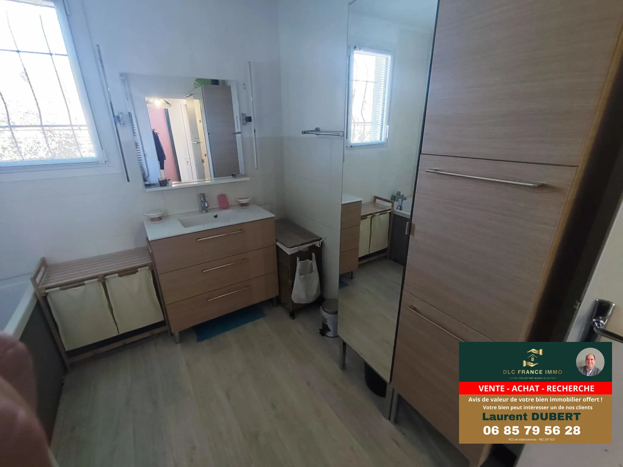 Maison semi-plain-pied à vendre à Berlaimont sur terrain arboré 