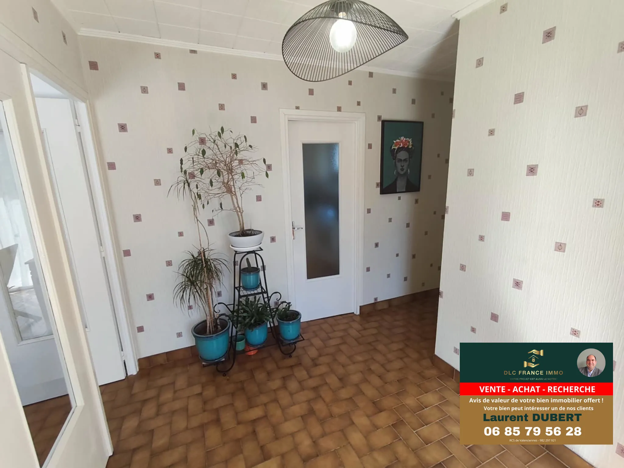 Maison semi-plain-pied à vendre à Berlaimont sur terrain arboré 