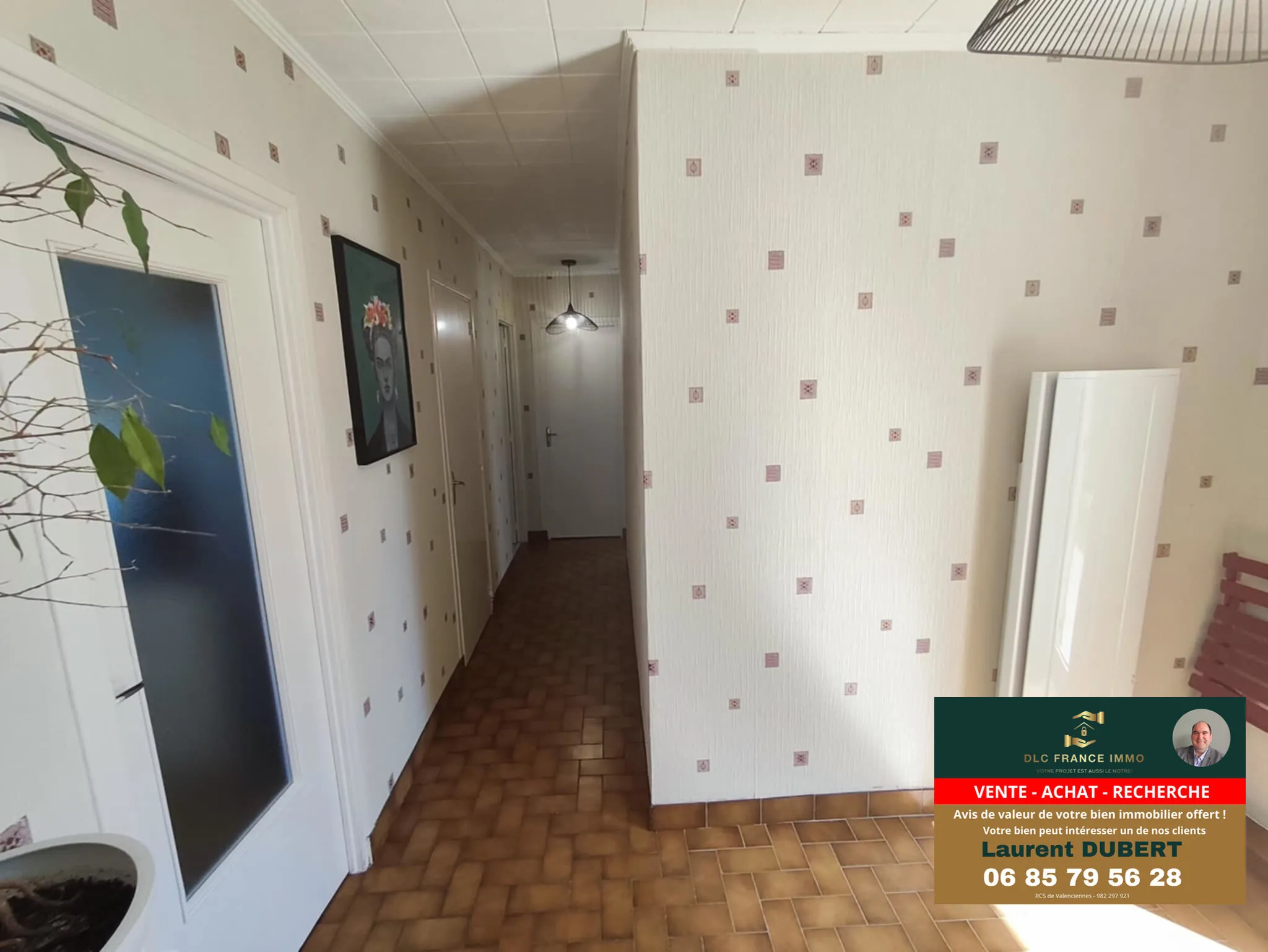 Maison semi-plain-pied à vendre à Berlaimont sur terrain arboré 