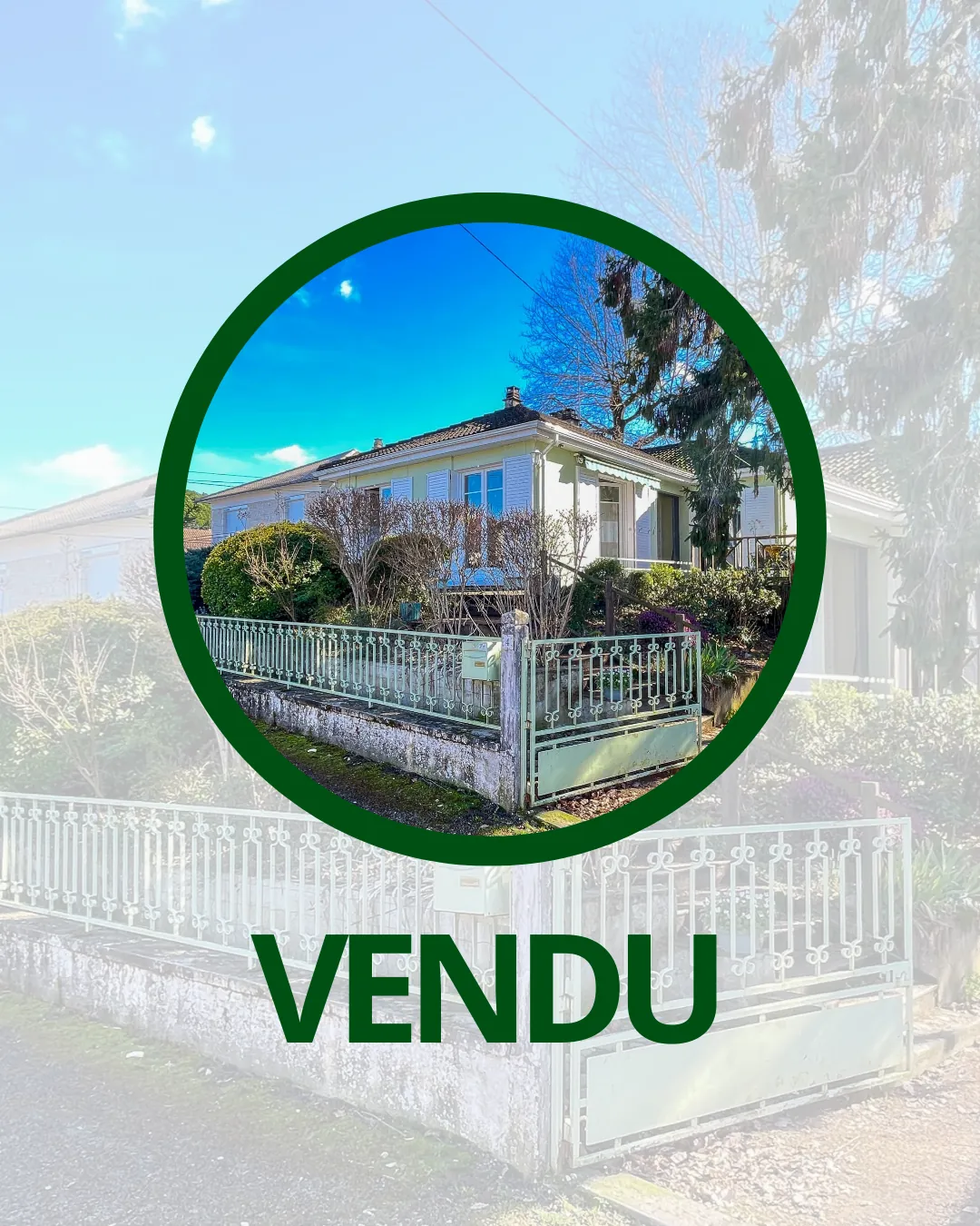 Maison à vendre à Brive la Gaillarde, quartier calme avec garage et terrain arboré