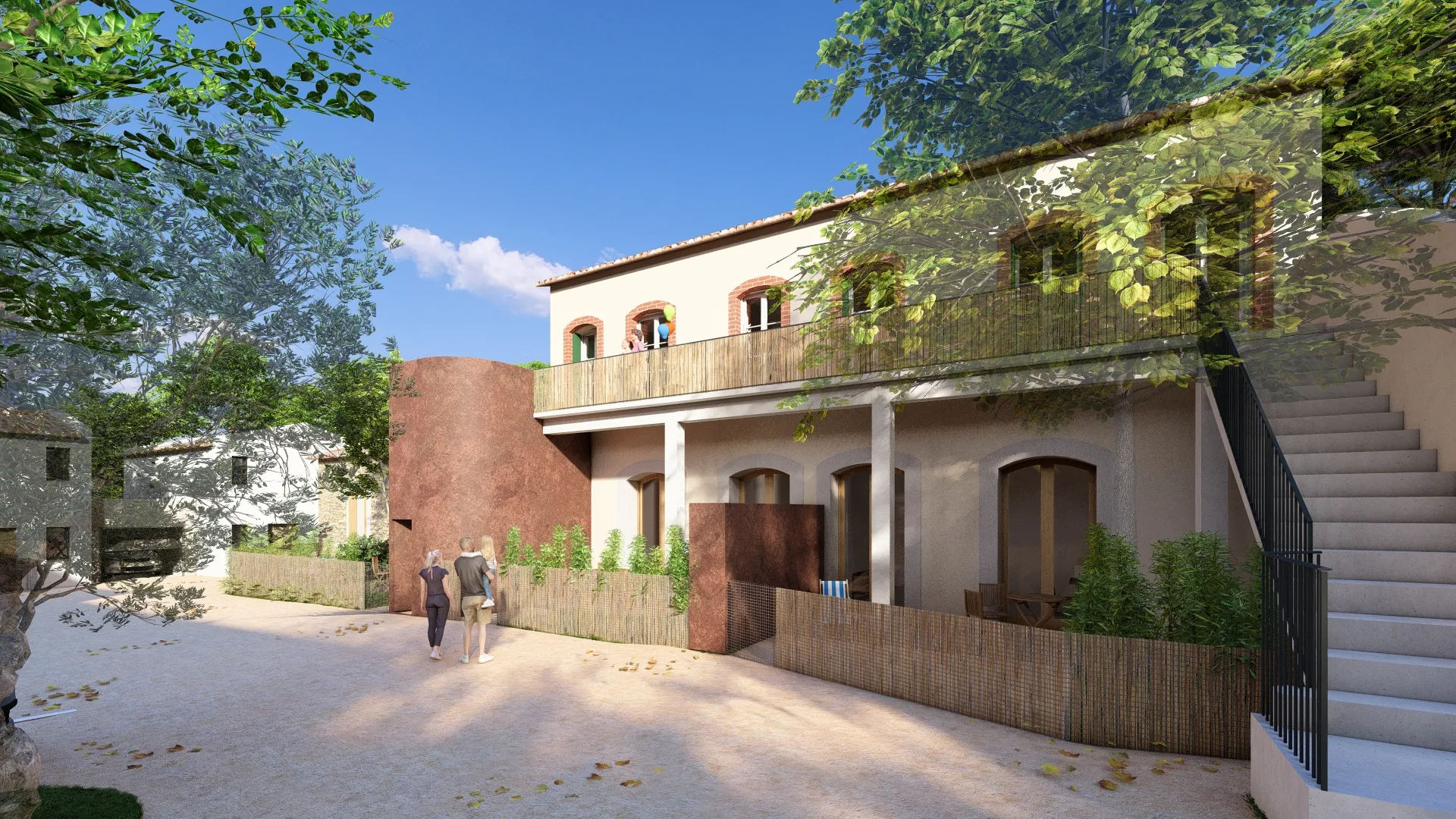 Appartement à rénover de 55 m² avec terrasse à Saint Georges d'Orques