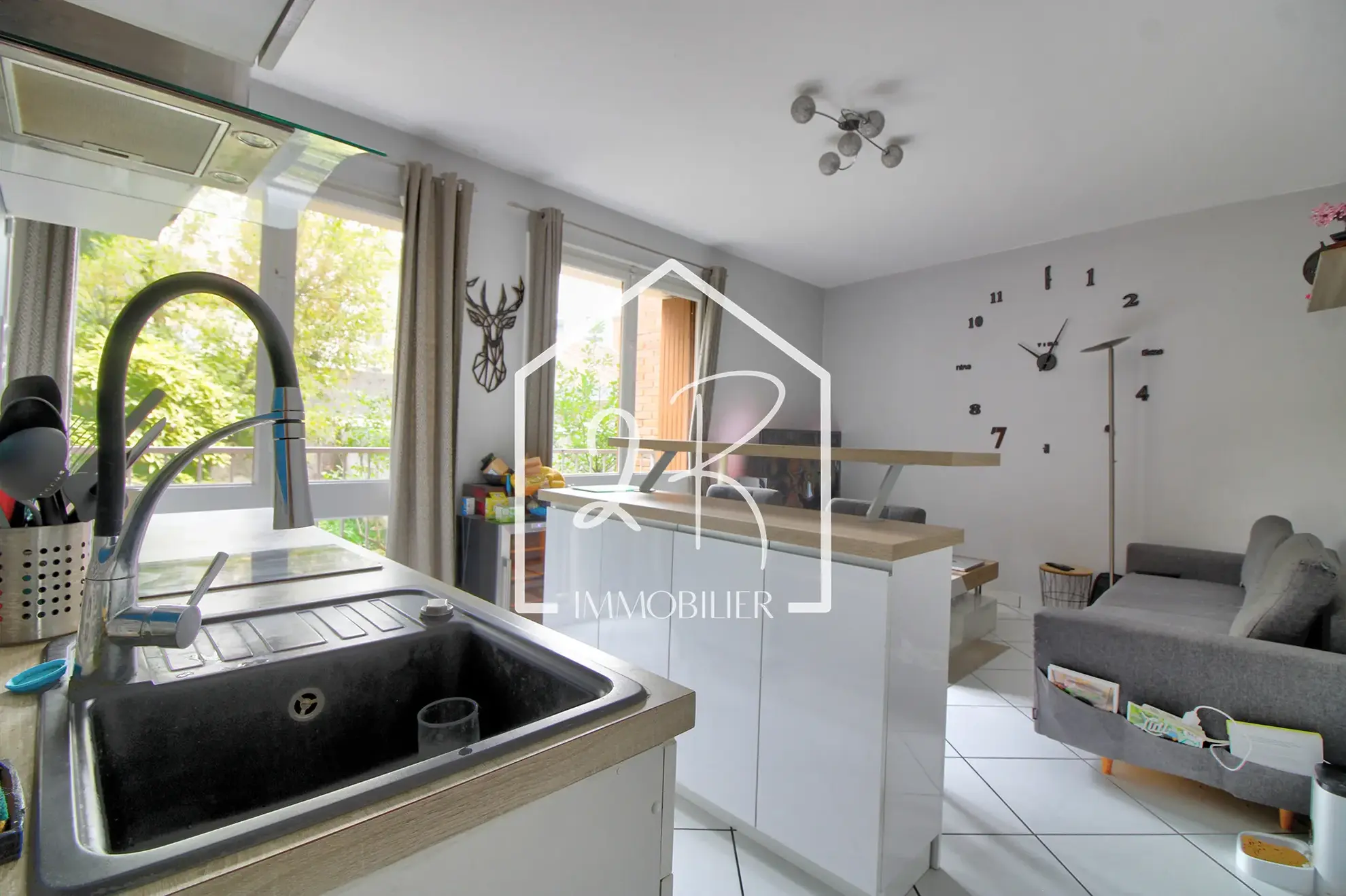 Appartement T2 de 39,50 m² à Lyon 3e, secteur Lacassagne, proche tramway