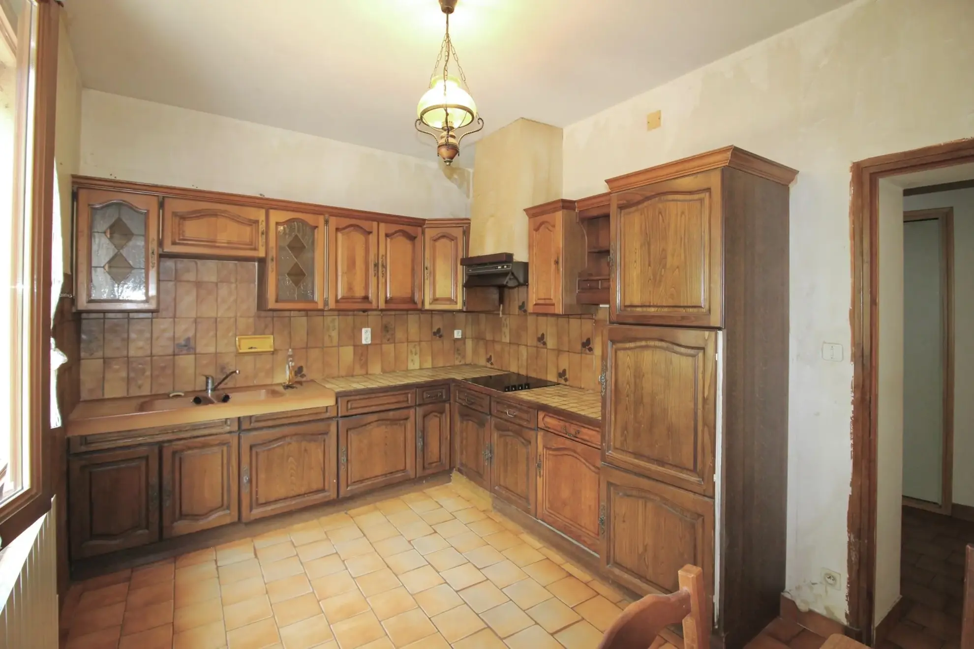 Ferme de plain-pied avec 3 chambres à Montech, ancienne longère à vendre 