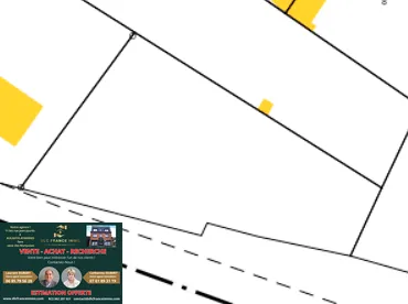 Terrain à bâtir de 1078 m² avec verger à Berlaimont 