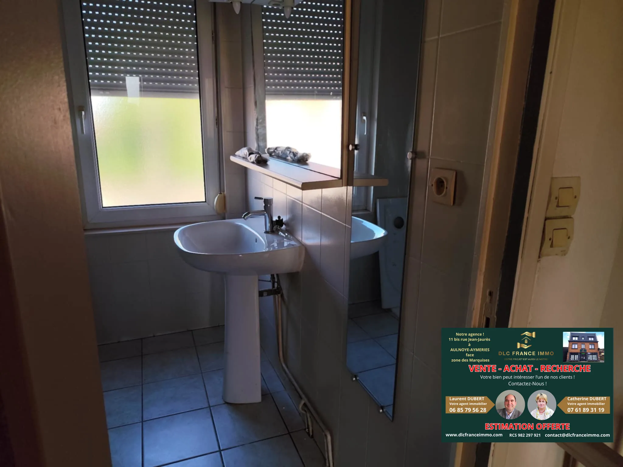 Maison à vendre à Le Quesnoy avec jardin, garage et grande chambre pour adolescent 