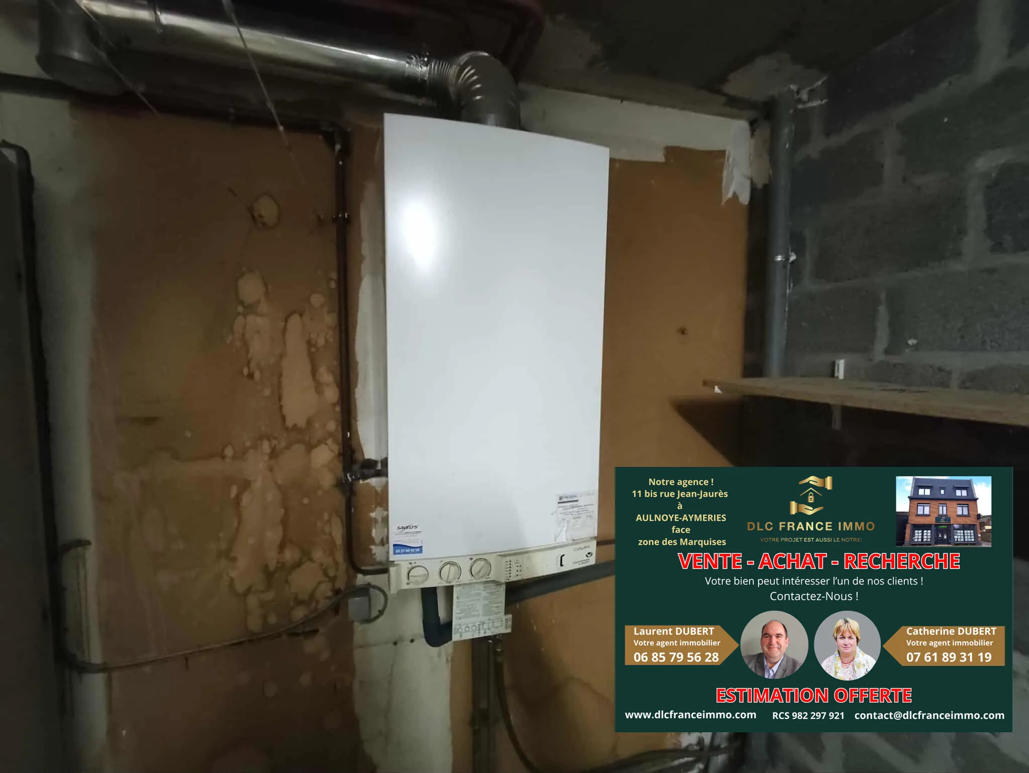 Maison à rénover avec potentiel à Aulnoye-Aymeries – 3 chambres, jardin et garage 