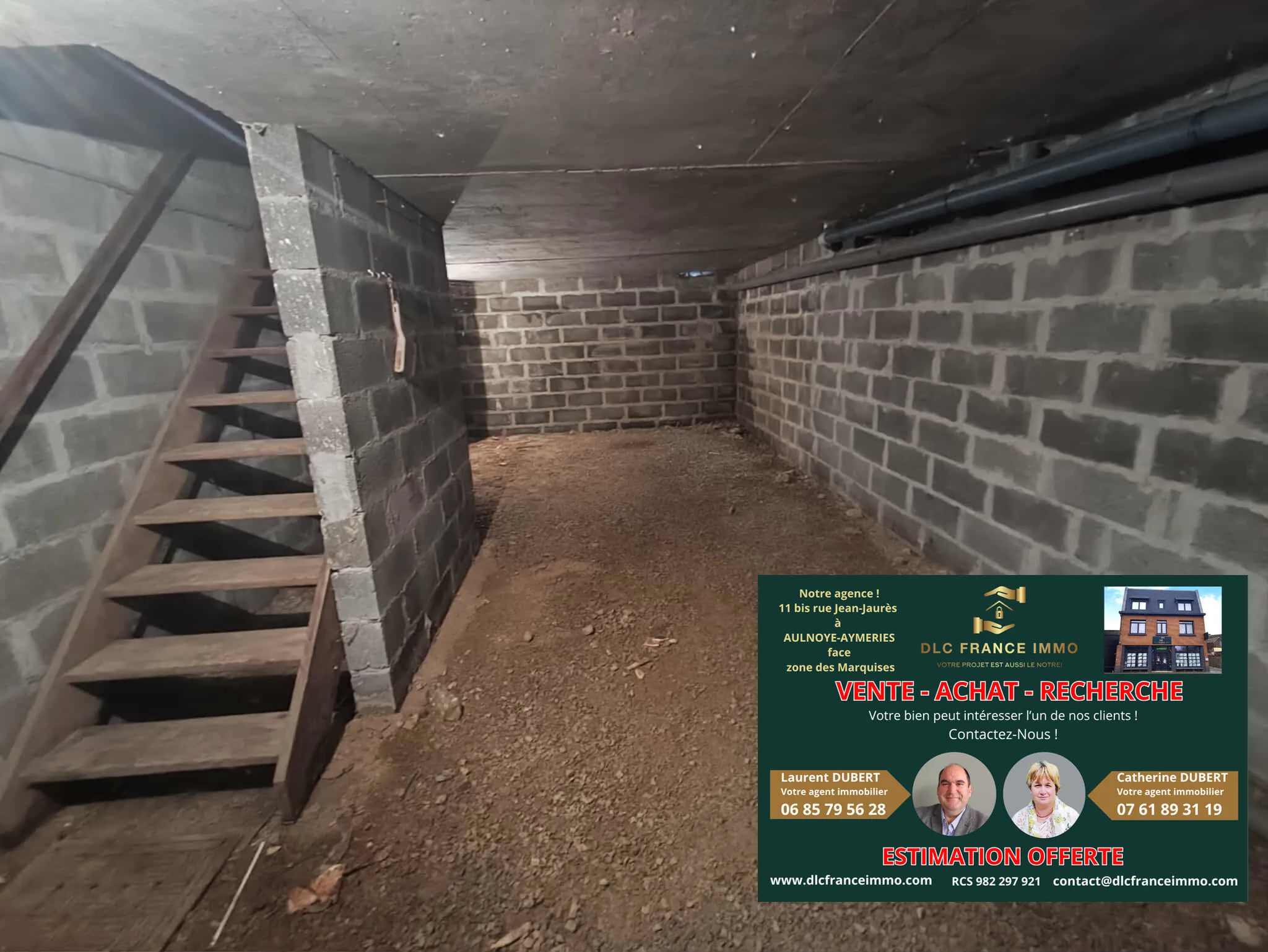 Maison à rénover avec potentiel à Aulnoye-Aymeries – 3 chambres, jardin et garage 