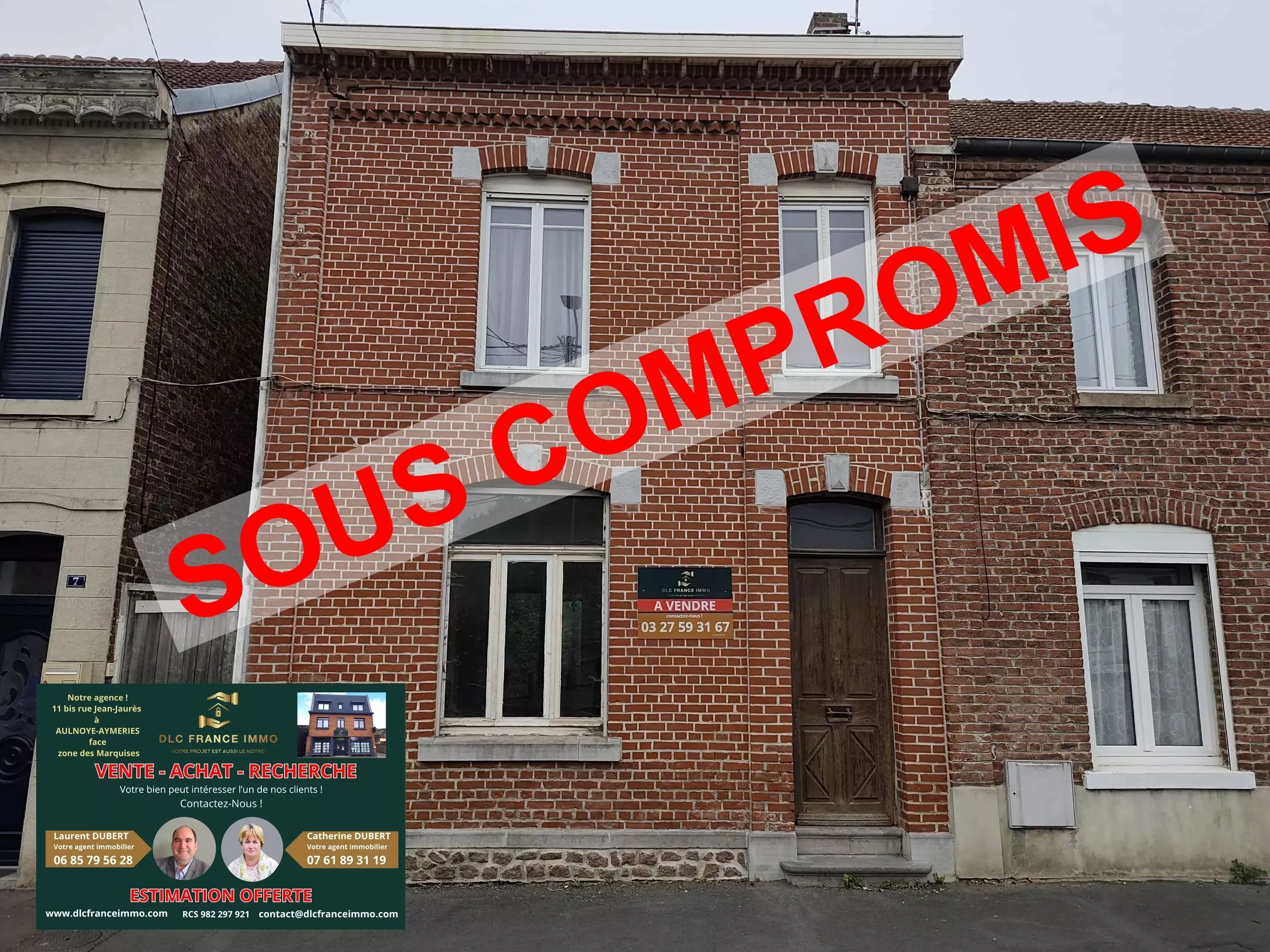 Maison à rénover à Aulnoye-Aymeries avec potentiel sur terrain de 214 m²