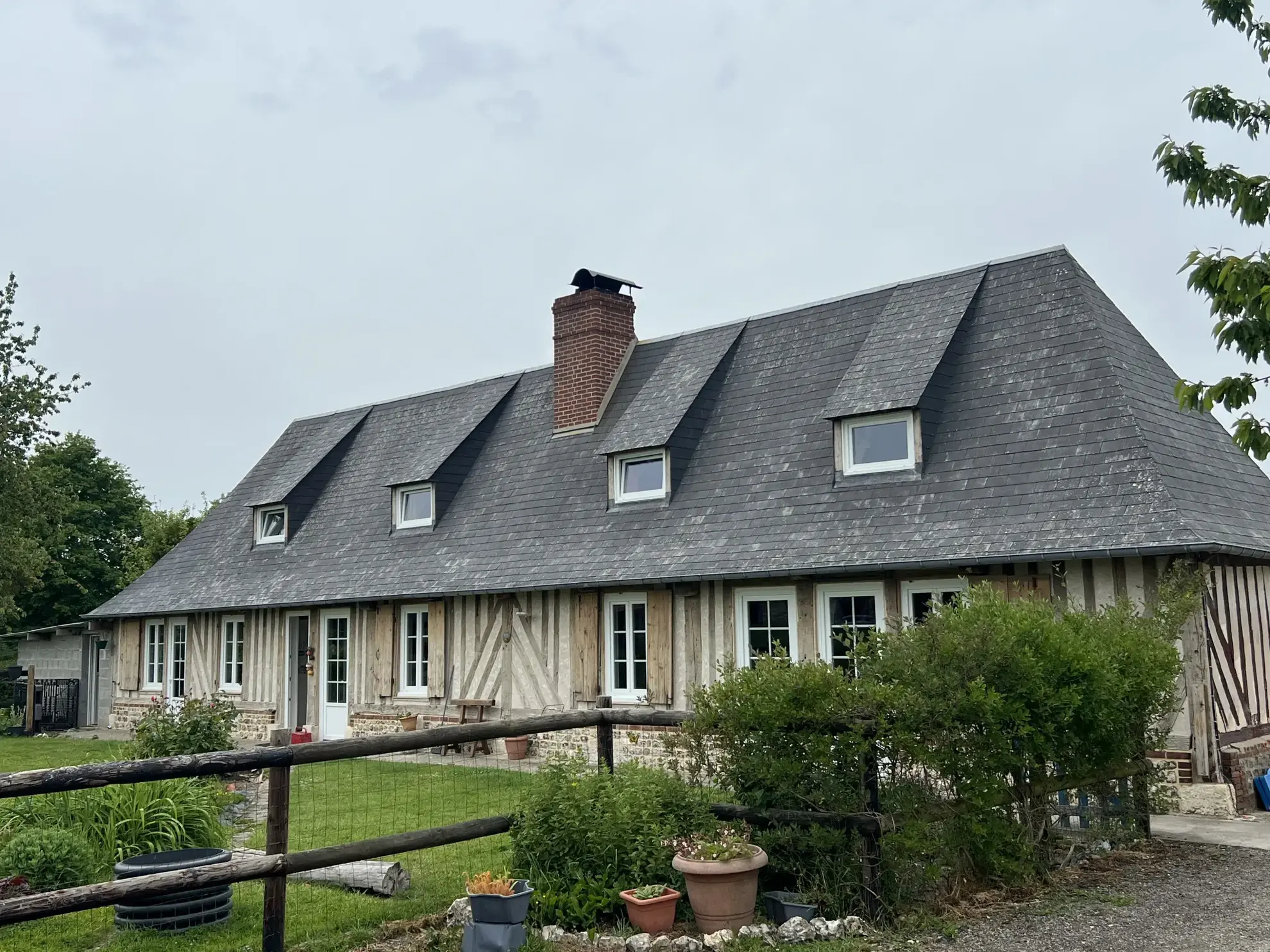 Maison normande de 125 m² avec terrain de 2,41 ha à Bourneville