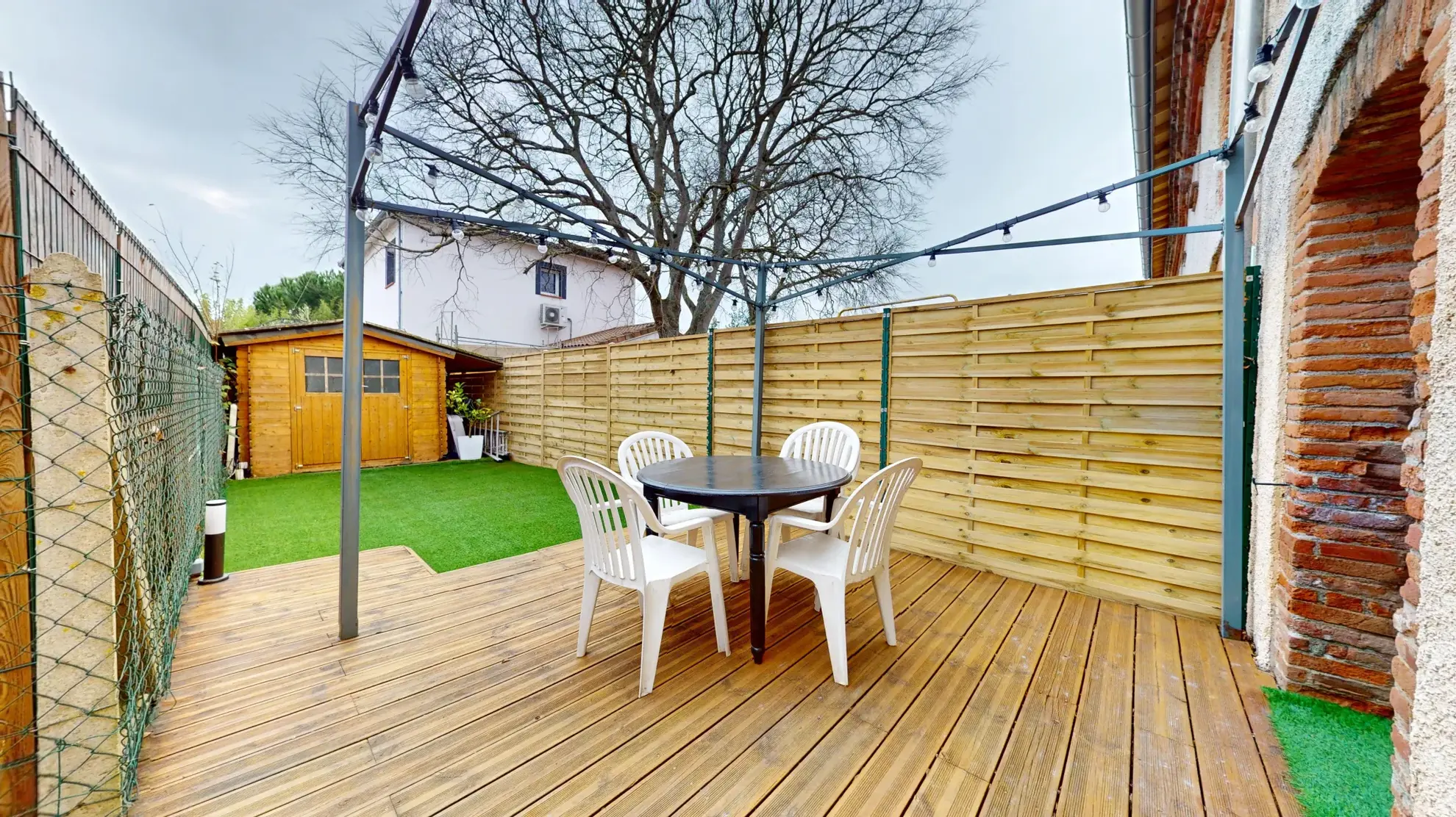 Maison T2 rénovée de 58m² avec jardin à Labarthe-sur-Lèze 