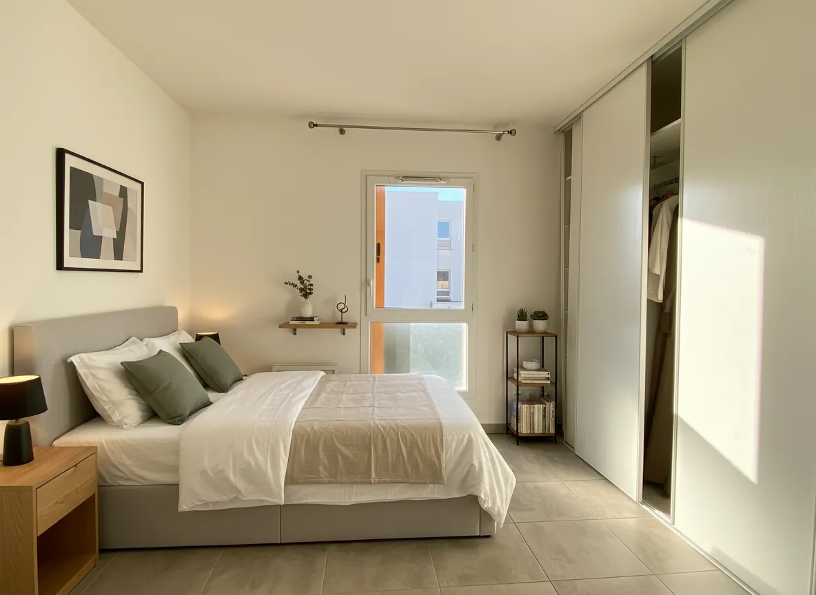 Appartement récent 2 pièces avec terrasse et parking à Perpignan sud 