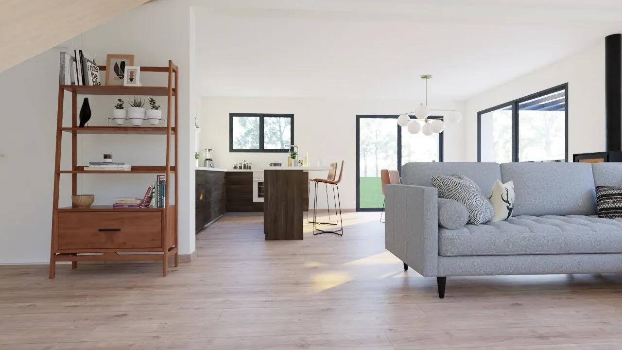 Projet de maison moderne neuve à Curtafond – Terrain de 666 m² avec prestations de qualité 