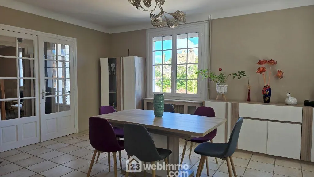 Maison de 130 m² avec Vue Panoramique à Chauvigny – Secteur Calme 