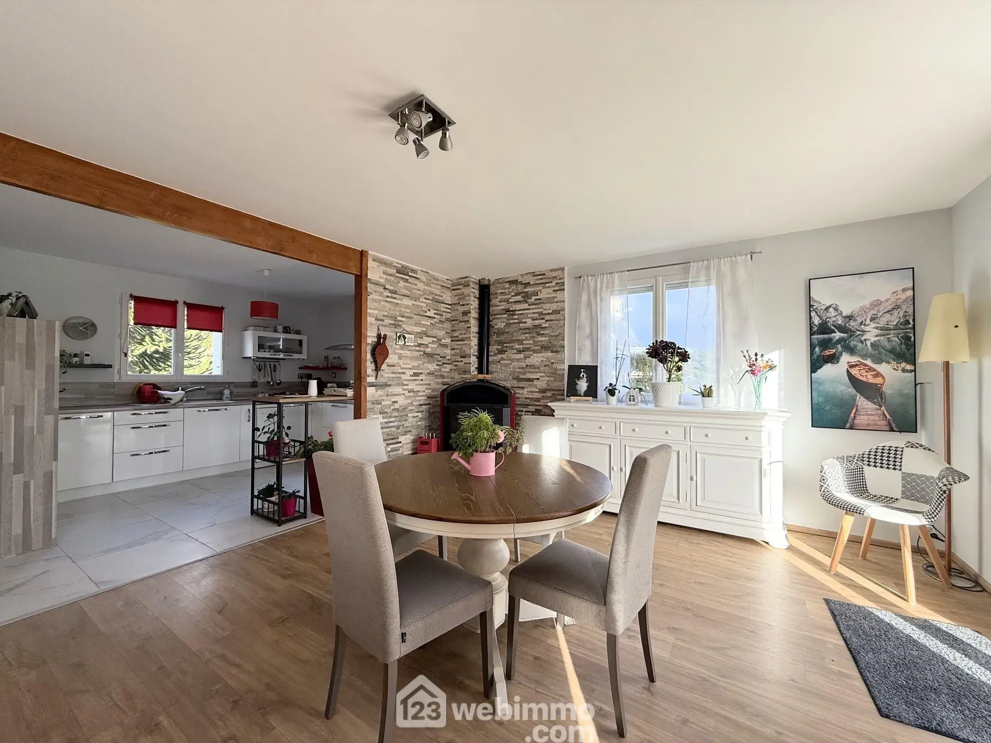 Maison familiale de 116 m² à Ploulec'h avec jardin clos et dépendance 