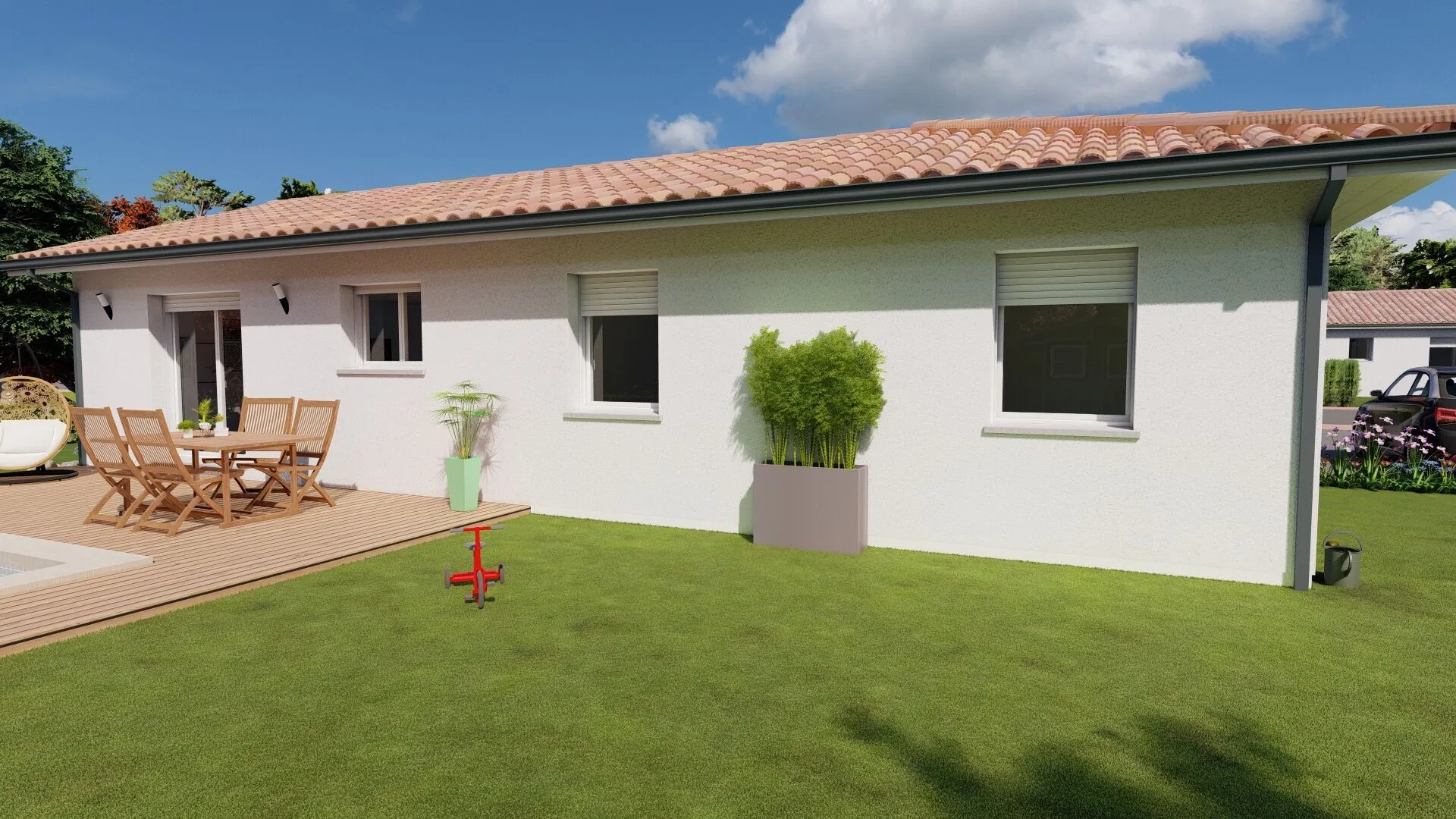 Maison familiale moderne à Antonne-et-Trigonant de 104m² avec 4 chambres 