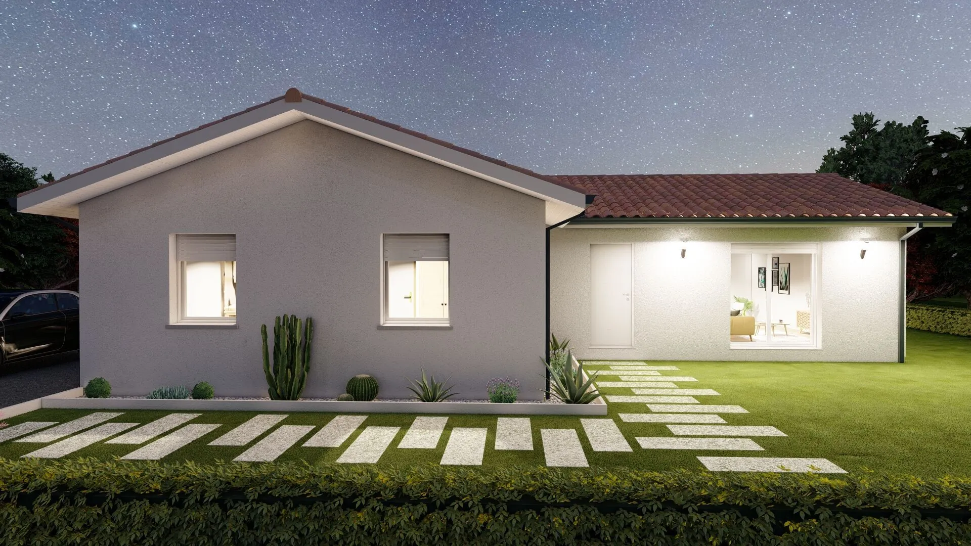 Maison familiale moderne à Antonne-et-Trigonant de 104m² avec 4 chambres 