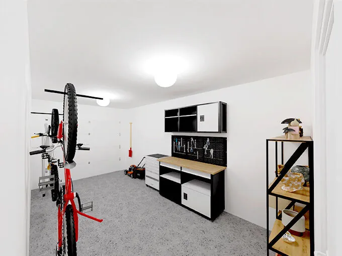 Plan de maison 2 chambres avec garage à Antonne et Trigonant 