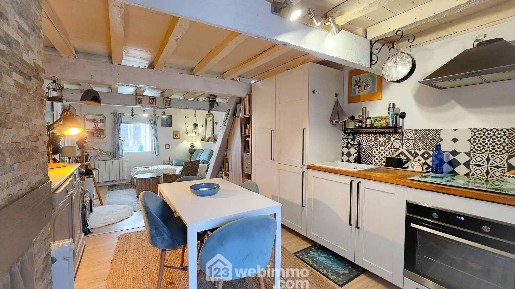 Charmante maison de bourg à Coarraze avec extérieur et faible consommation énergétique 