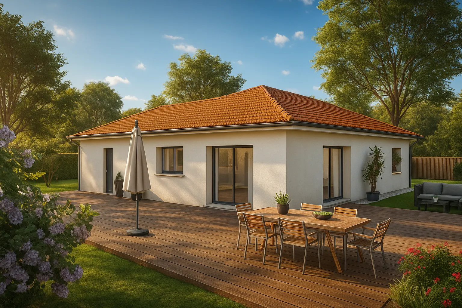 Construction maison neuve de 95 m² à Viriville avec prestations haut de gamme 