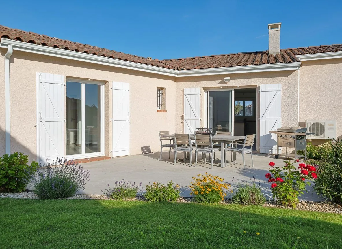 Maison de Plain-Pied 87 m² avec Terrasse et Jardin à Terssac 