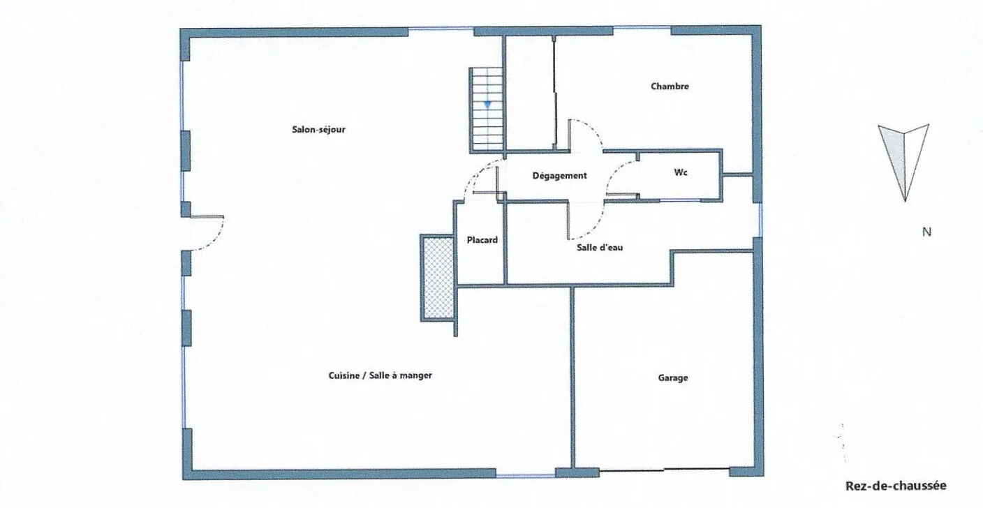Maison à rénover avec terrain de 2293 m² à Mouguerre près de Bayonne 
