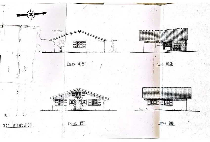 Maison à rénover avec terrain de 2293 m² à Mouguerre près de Bayonne 