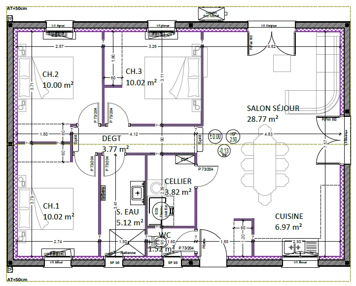 Maison neuve 3 chambres à Vielle-Saint-Girons – Confort et luminosité 