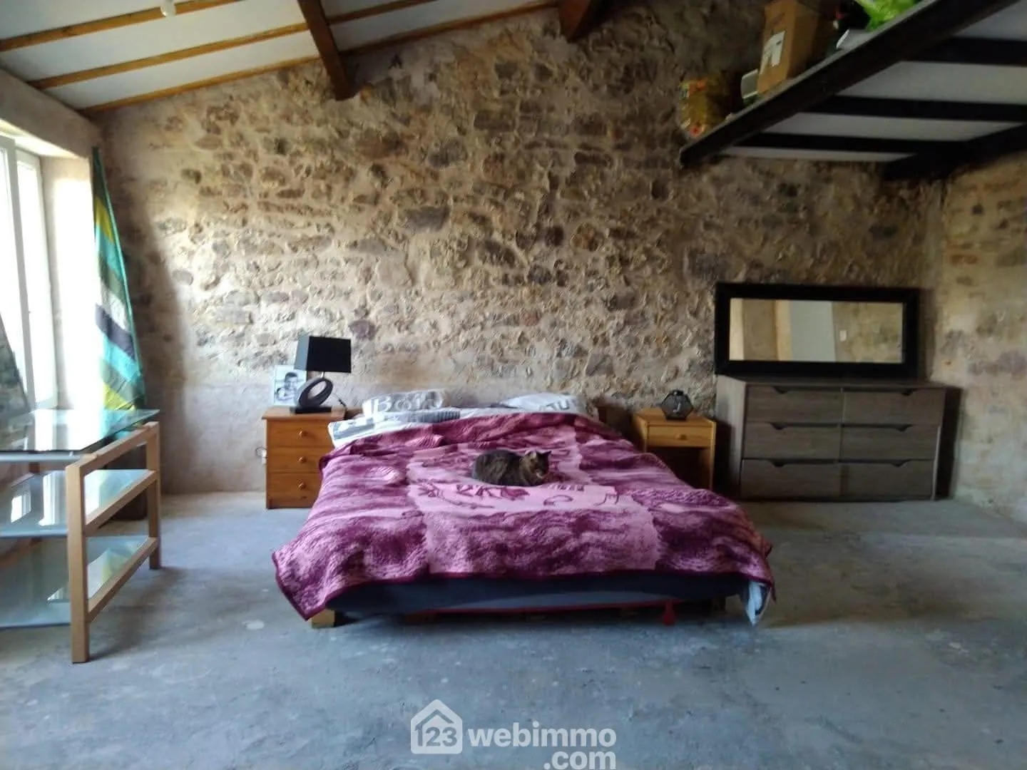 Maison en pierre authentique à Le Bernard - Charme et volumes 