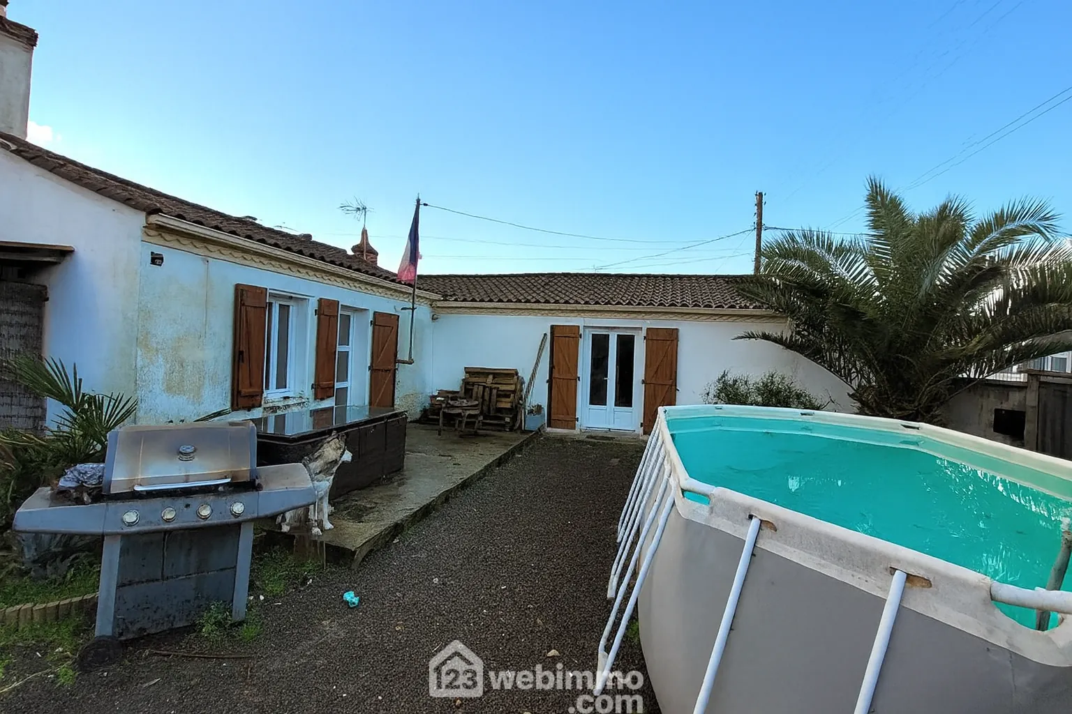 Maison en pierre authentique à Le Bernard - Charme et volumes 