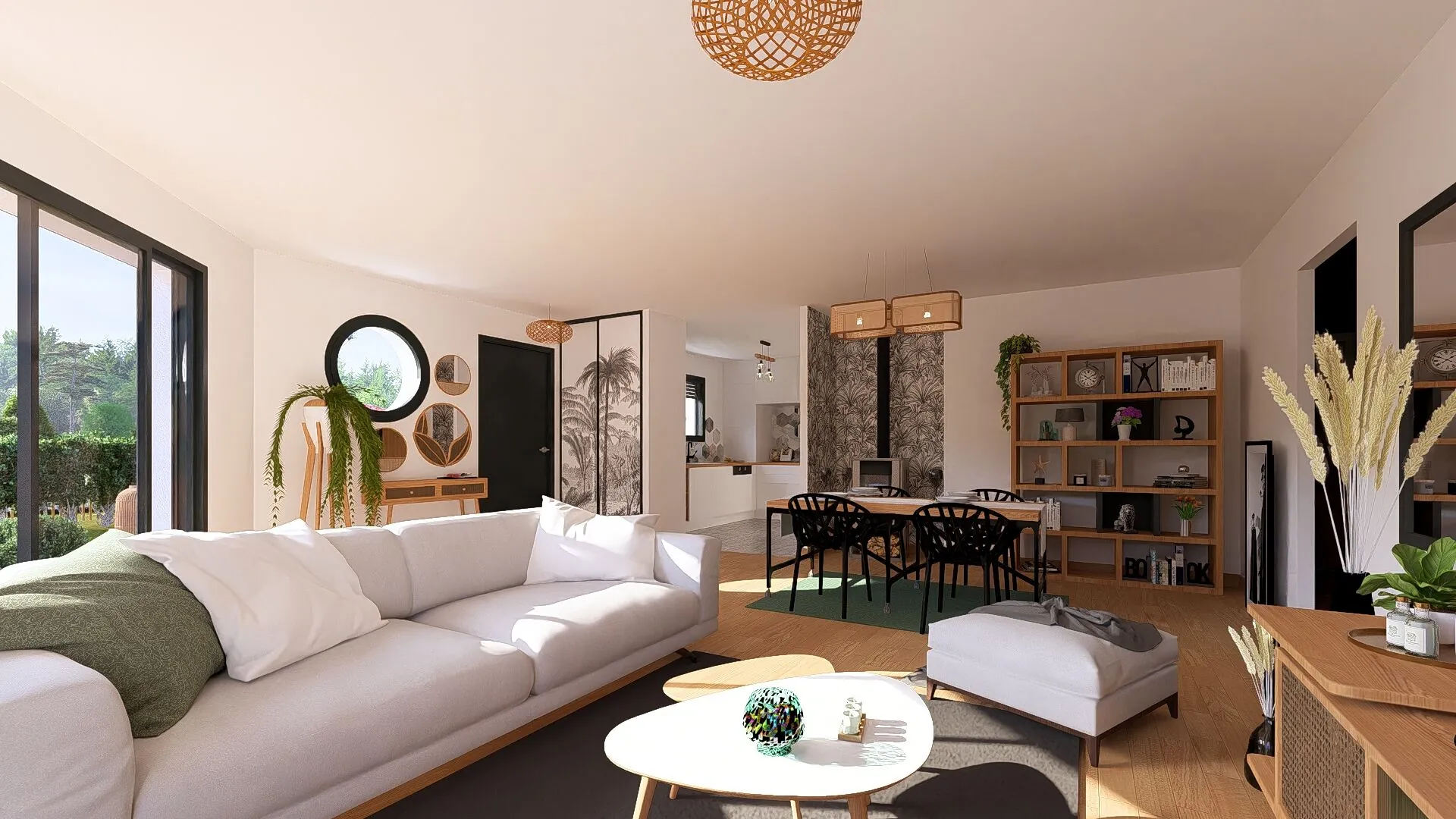 Maison neuve 4 pièces à Pontonx-sur-l'Adour avec garage et terrain de 578 m² 