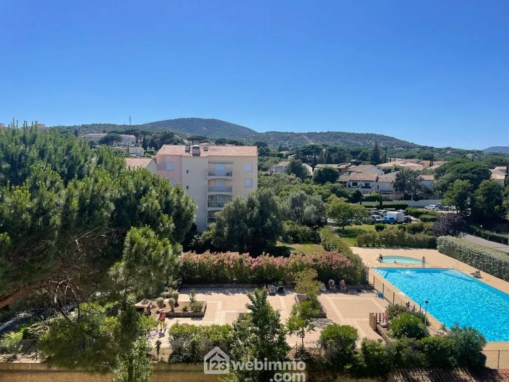 Appartement 2 pièces à Sainte-Maxime avec piscine et loggia - 41 m²