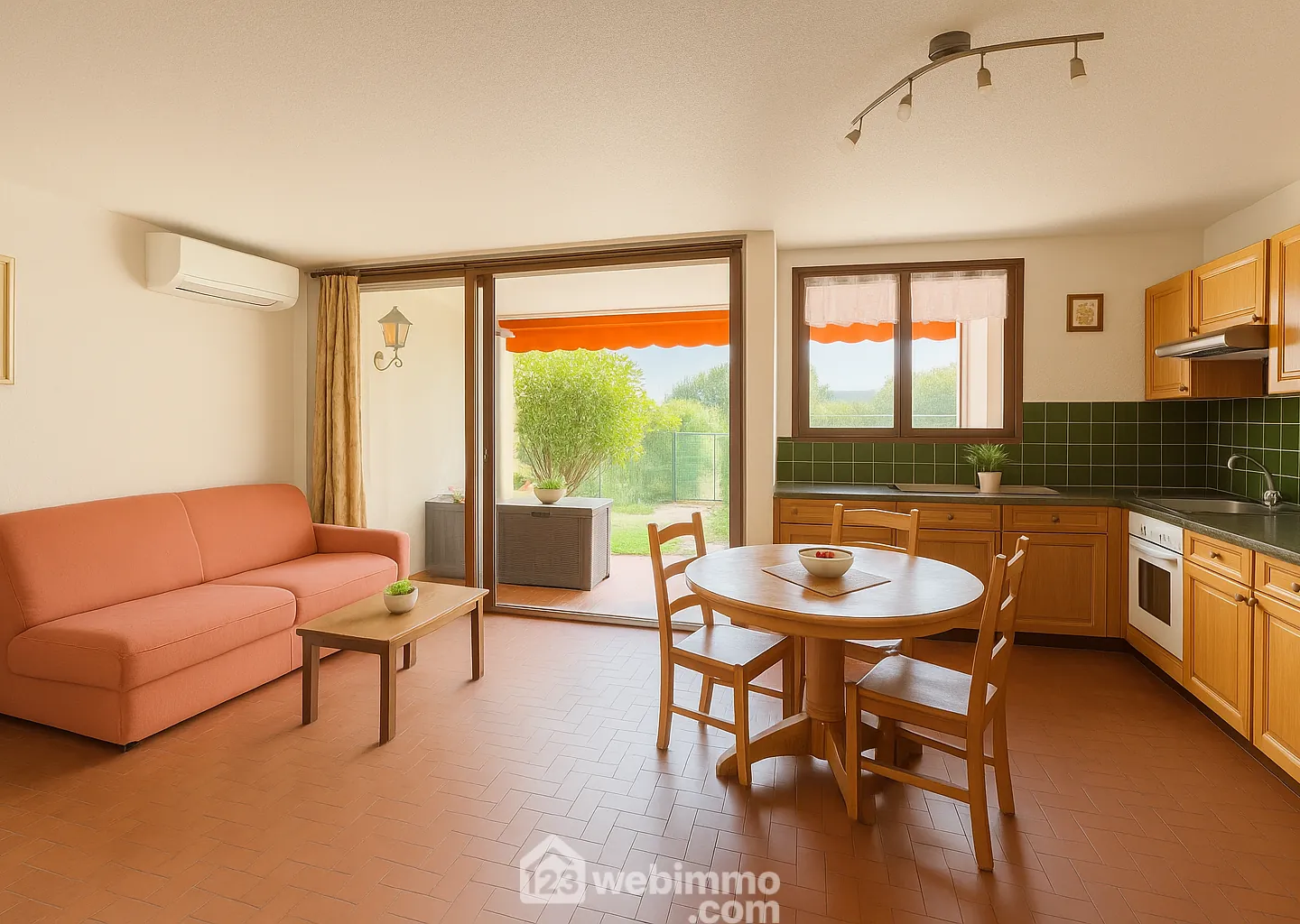 Bel appartement de 35 m² en rez-de-jardin avec grand extérieur à Sainte-Maxime 