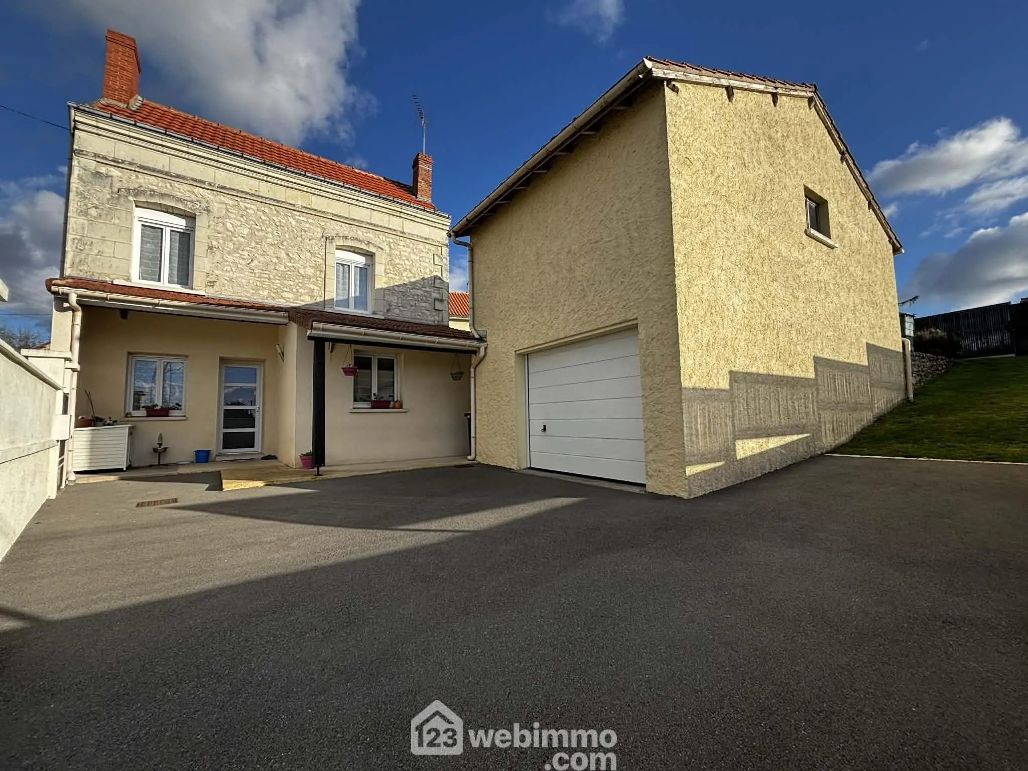 Maison rénovée de plain-pied à vendre à Châtellerault, 78,50 m2 avec 3 chambres 