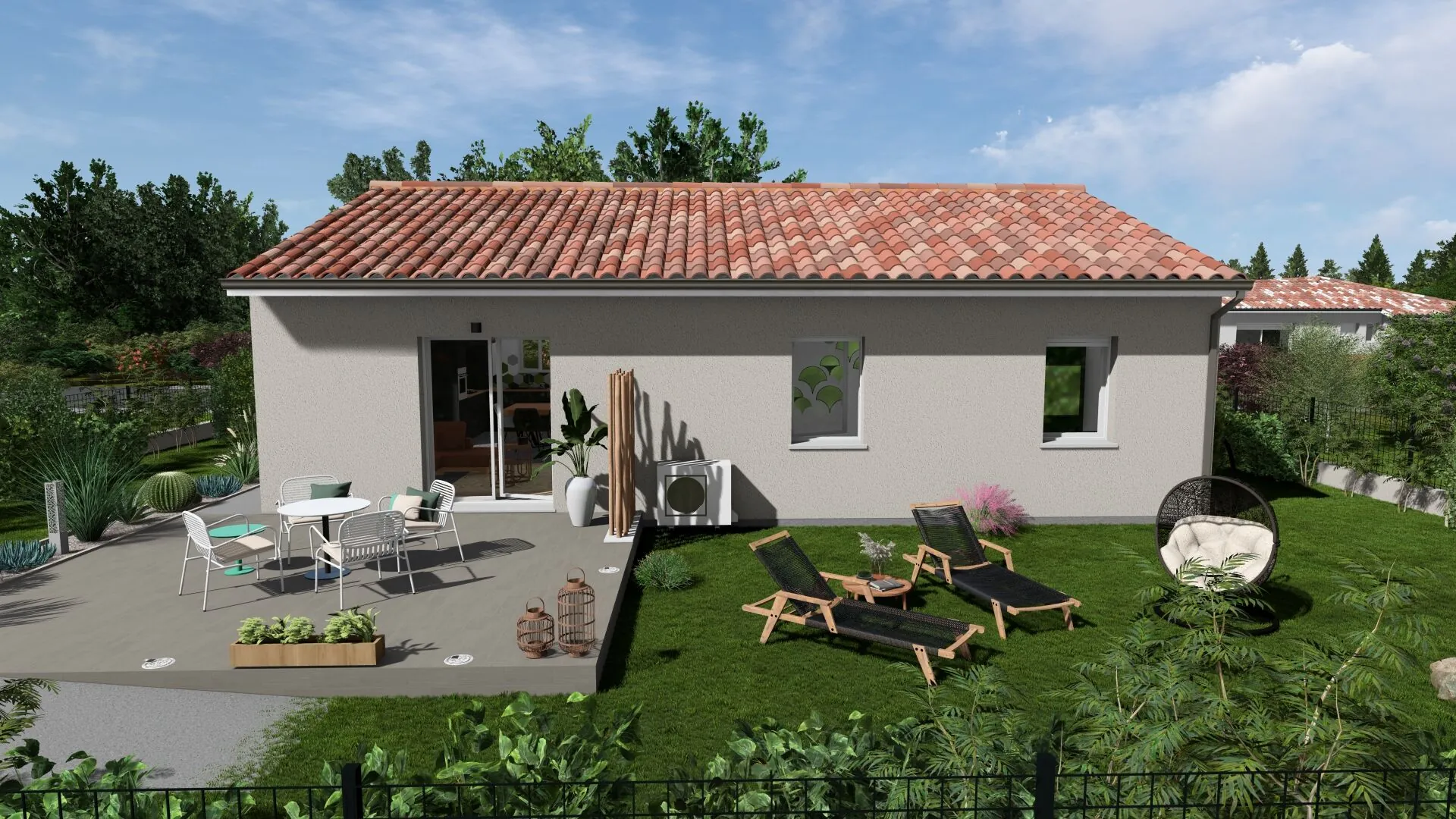 Maison neuve de 85 m² avec 3 chambres à Saint-Paul-lès-Dax, terrain de 530 m²