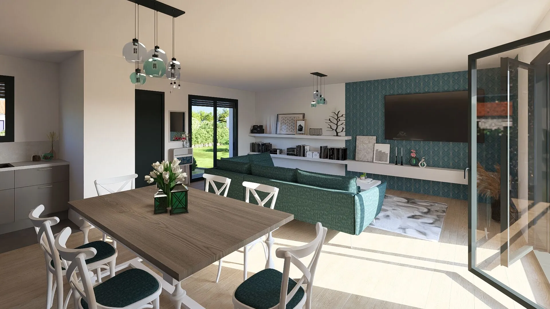 Maison neuve 3 chambres à Castets avec terrain de 630 m² 