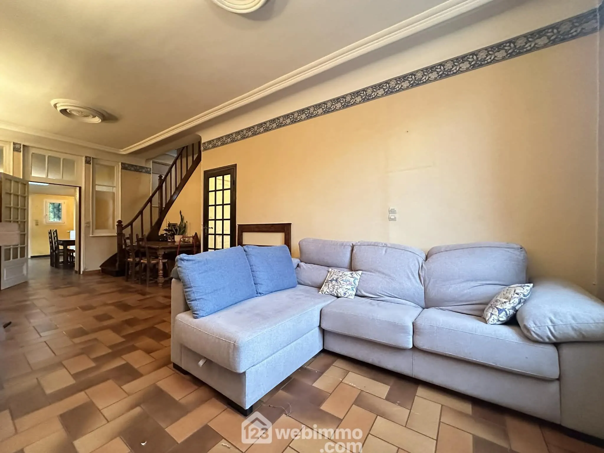 Maison de ville de 107 m² à Laon avec jardin et 3 chambres 