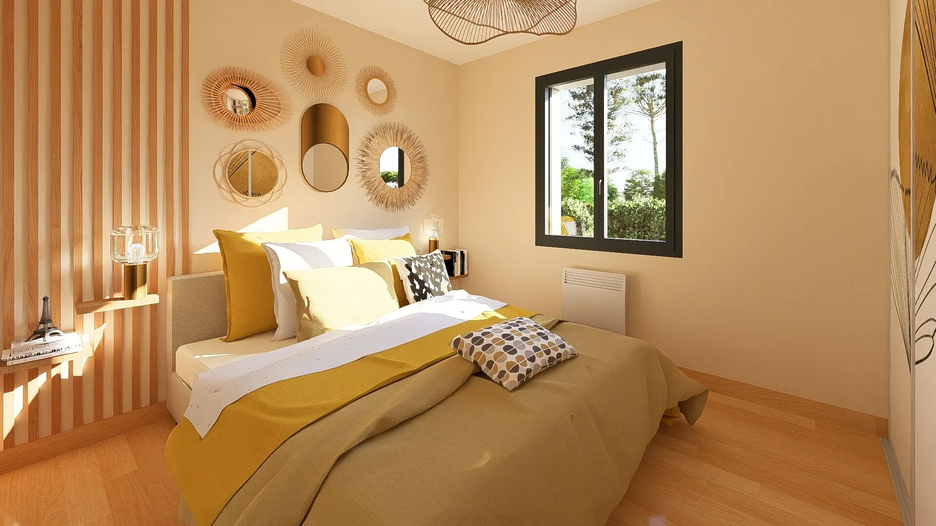 Maison neuve de 90 m² à Laluque avec terrain de 804 m² et options de chauffage moderne 