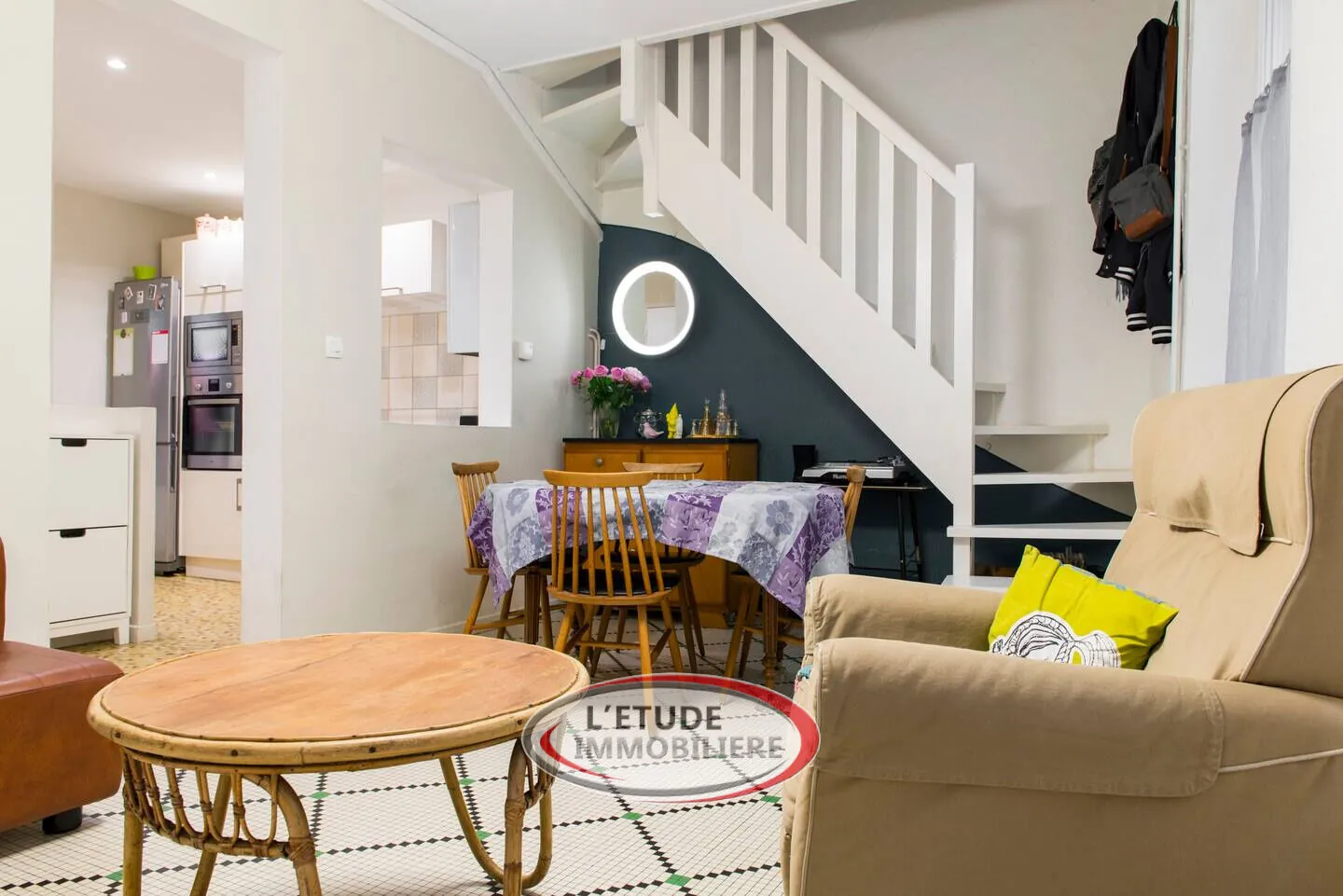 À vendre duplex authentique avec grenier et cave à Nantes - Île Versailles